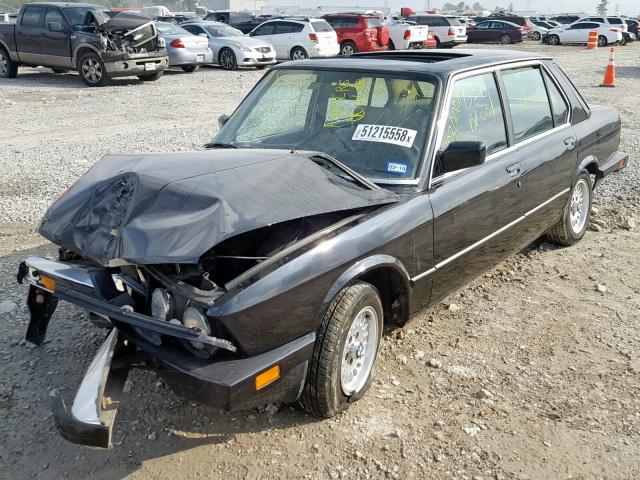 WBADK8306G9700422 - 1986 BMW 528 E AUTO BLACK photo 2