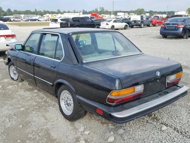 WBADK8306G9700422 - 1986 BMW 528 E AUTO BLACK photo 3