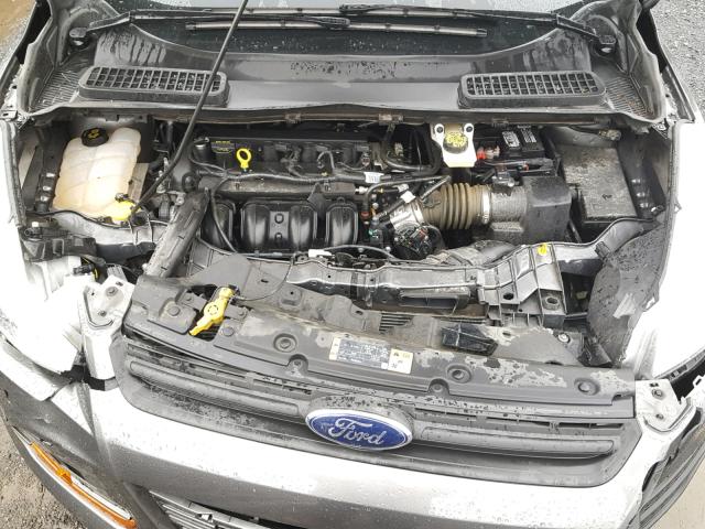 1FMCU0F79EUC97545 - 2014 FORD ESCAPE S GRAY photo 7