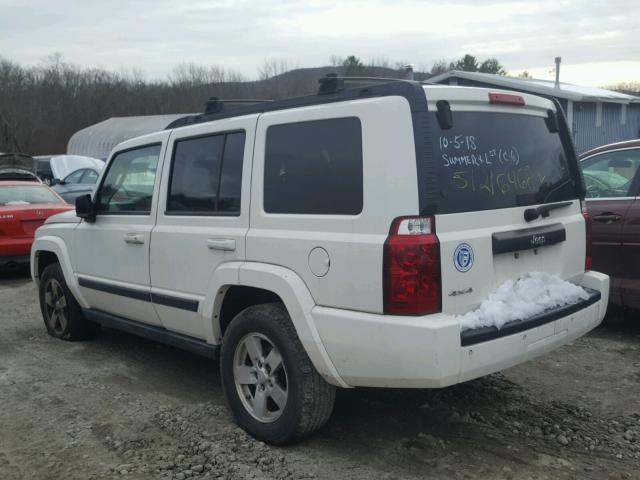 1J8HG48K17C686045 - 2007 JEEP COMMANDER WHITE photo 3