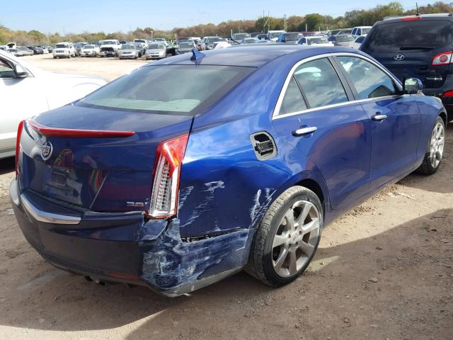 1G6AB5R39D0152490 - 2013 CADILLAC ATS LUXURY BLUE photo 4