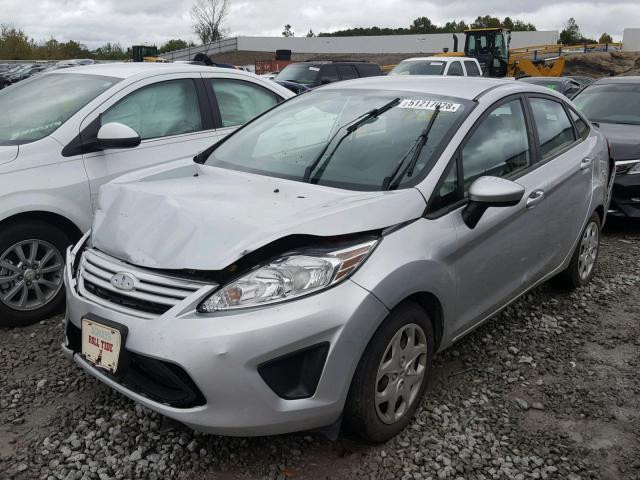 3FADP4AJ9DM222850 - 2013 FORD FIESTA S SILVER photo 2