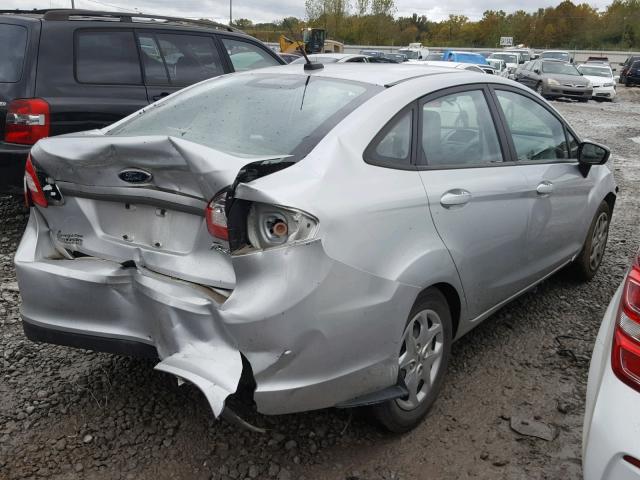 3FADP4AJ9DM222850 - 2013 FORD FIESTA S SILVER photo 4