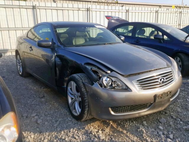 JN1CV6EL3AM152467 - 2010 INFINITI G37 GRAY photo 1