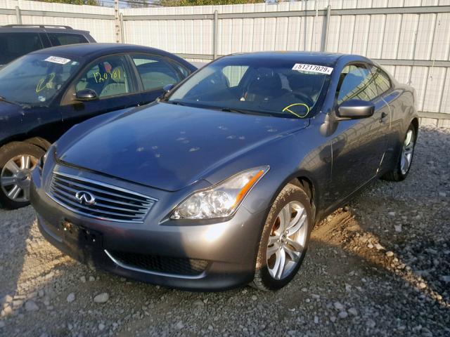 JN1CV6EL3AM152467 - 2010 INFINITI G37 GRAY photo 2