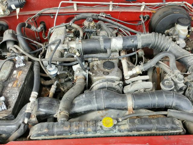 JAACL11E6L7234988 - 1990 ISUZU CONVENTION RED photo 7