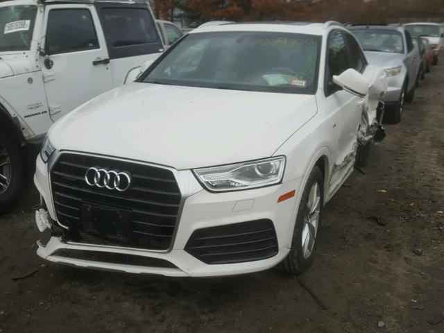 WA1ECCFS4JR009007 - 2018 AUDI Q3 PREMIUM WHITE photo 2