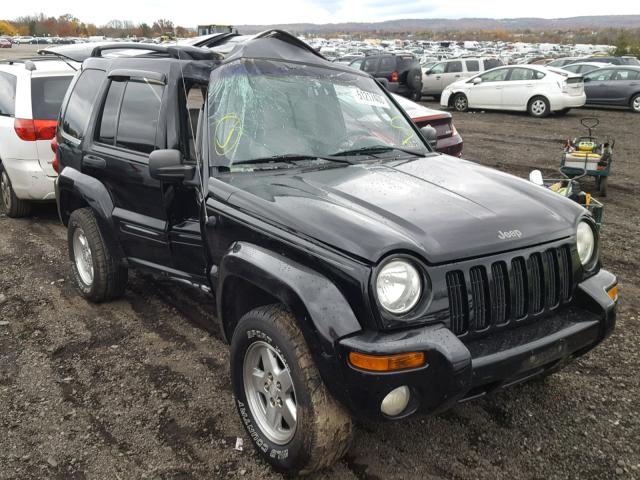 1J4GL58K42W212869 - 2002 JEEP LIBERTY LI BLACK photo 1