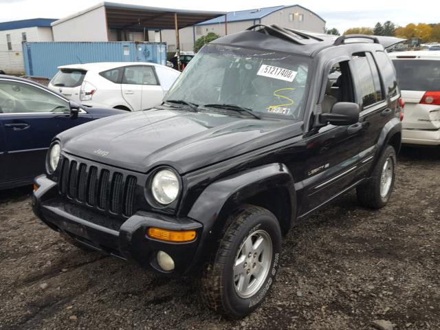 1J4GL58K42W212869 - 2002 JEEP LIBERTY LI BLACK photo 2