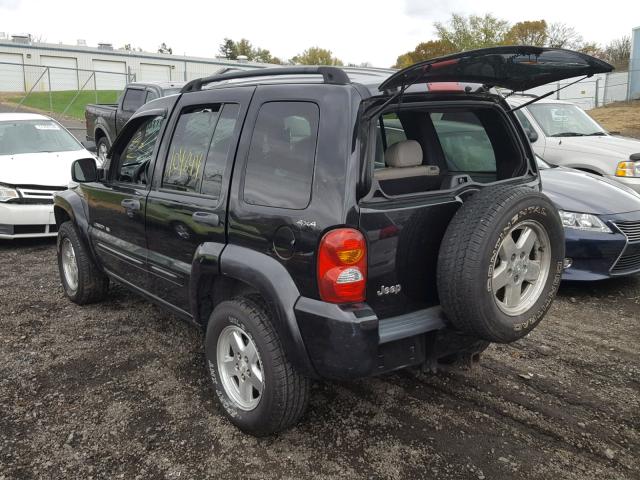 1J4GL58K42W212869 - 2002 JEEP LIBERTY LI BLACK photo 3