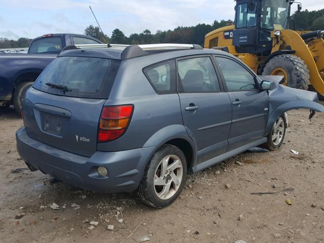 5Y2SL65896Z436464 - 2006 PONTIAC VIBE BLUE photo 4