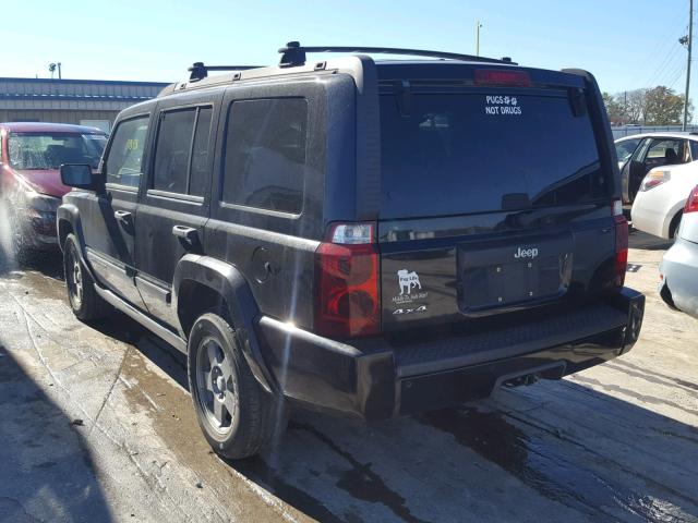 1J8HG48K56C156465 - 2006 JEEP COMMANDER BLACK photo 3