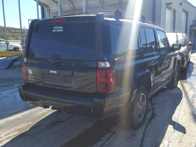 1J8HG48K56C156465 - 2006 JEEP COMMANDER BLACK photo 4