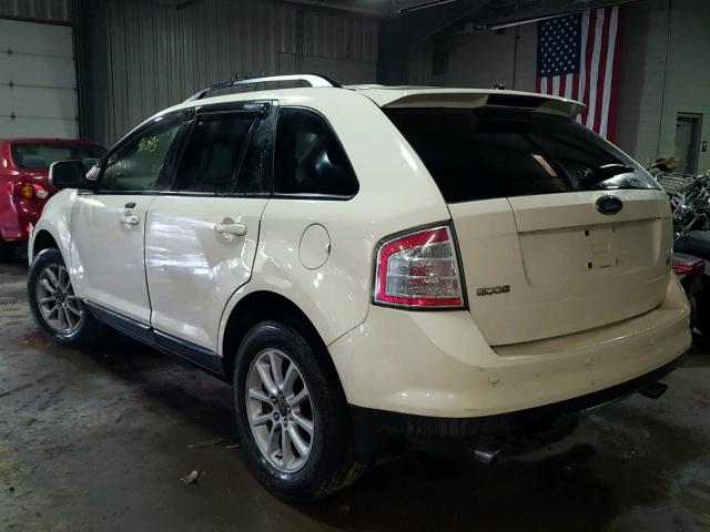 2FMDK38C67BA29034 - 2007 FORD EDGE SEL CREAM photo 3