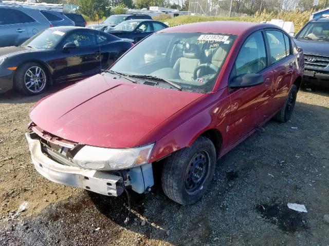1G8AJ55FX7Z173200 - 2007 SATURN ION LEVEL RED photo 2