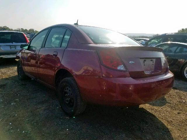 1G8AJ55FX7Z173200 - 2007 SATURN ION LEVEL RED photo 3