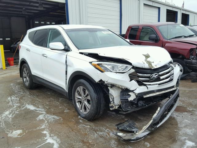 5XYZT3LB5DG046517 - 2013 HYUNDAI SANTA FE S WHITE photo 1