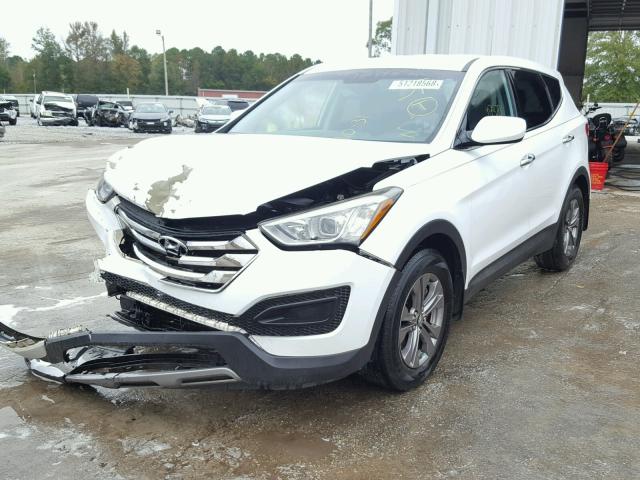 5XYZT3LB5DG046517 - 2013 HYUNDAI SANTA FE S WHITE photo 2