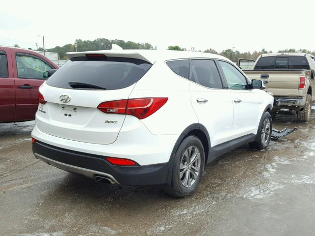 5XYZT3LB5DG046517 - 2013 HYUNDAI SANTA FE S WHITE photo 4