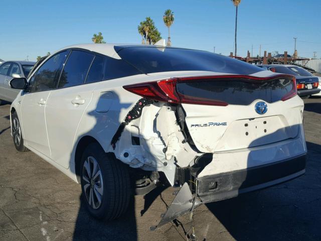 JTDKARFP0J3079653 - 2018 TOYOTA PRIUS PRIM 白色 照片 3