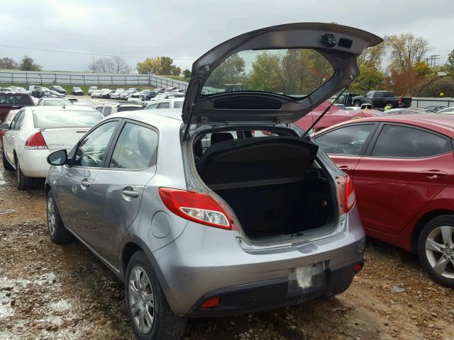 JM1DE1KY4C0151214 - 2012 MAZDA MAZDA2 GRAY photo 3