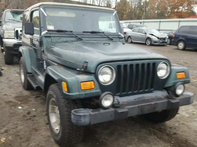 1J4FA59S5YP798419 - 2000 JEEP WRANGLER / GREEN photo 1