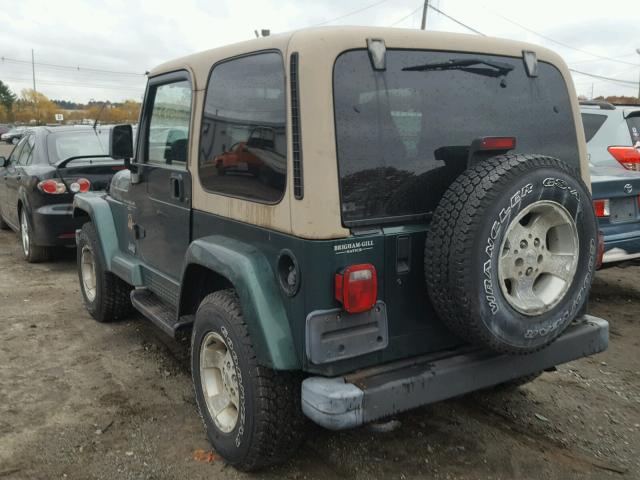 1J4FA59S5YP798419 - 2000 JEEP WRANGLER / GREEN photo 3