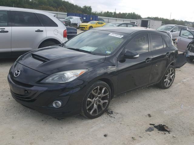JM1BL1L30C1574804 - 2012 MAZDA SPEED 3 BLACK photo 2