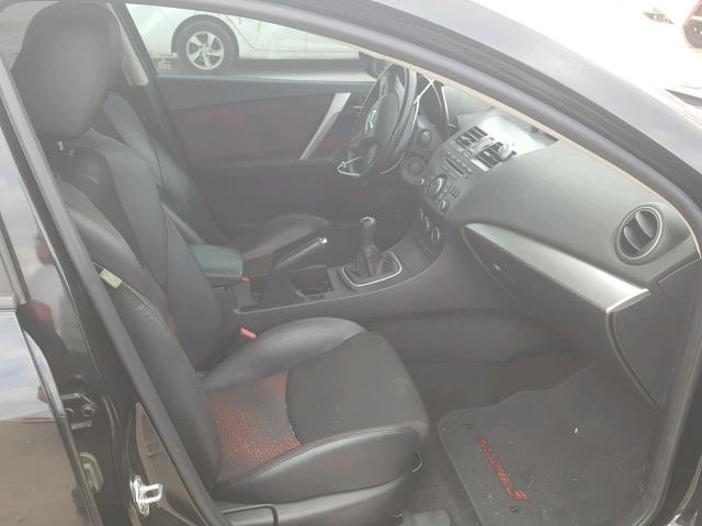 JM1BL1L30C1574804 - 2012 MAZDA SPEED 3 BLACK photo 5