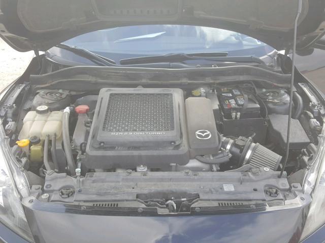 JM1BL1L30C1574804 - 2012 MAZDA SPEED 3 BLACK photo 7