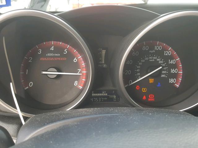 JM1BL1L30C1574804 - 2012 MAZDA SPEED 3 BLACK photo 8