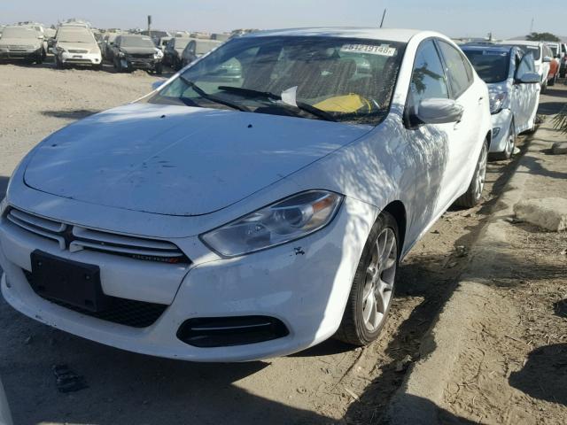 1C3CDFBA1DD321347 - 2013 DODGE DART SXT WHITE photo 2