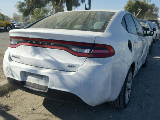 1C3CDFBA1DD321347 - 2013 DODGE DART SXT WHITE photo 4