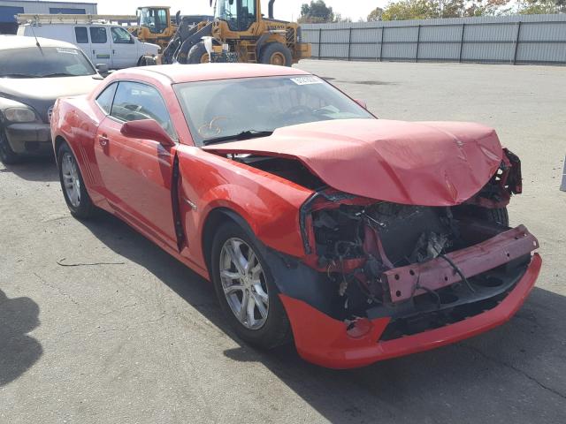 2G1FE1E31E9221861 - 2014 CHEVROLET CAMARO LS RED photo 1