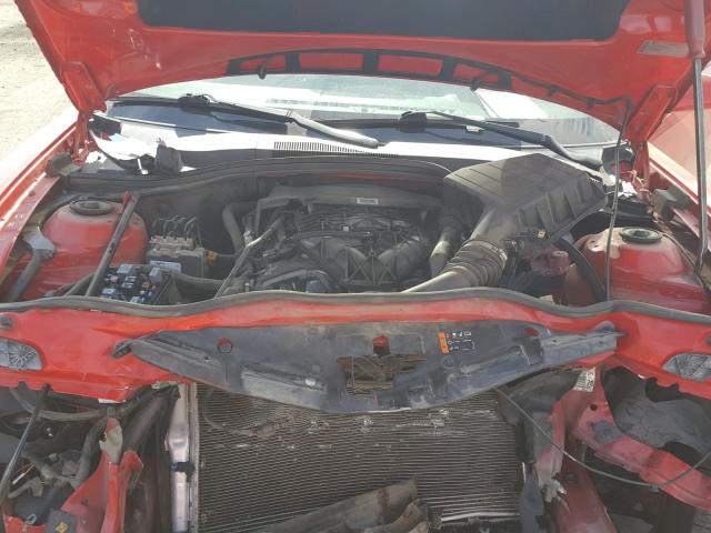 2G1FE1E31E9221861 - 2014 CHEVROLET CAMARO LS RED photo 7