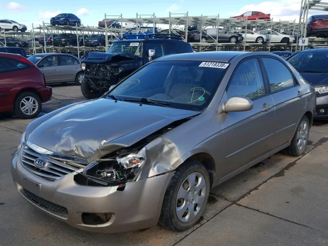 KNAFE121X75394771 - 2007 KIA SPECTRA EX SILVER photo 2