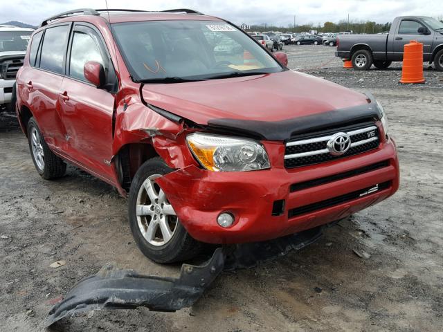 JTMZK31V176003476 - 2007 TOYOTA RAV4 LIMIT RED photo 1