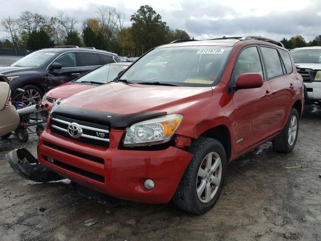 JTMZK31V176003476 - 2007 TOYOTA RAV4 LIMIT RED photo 2