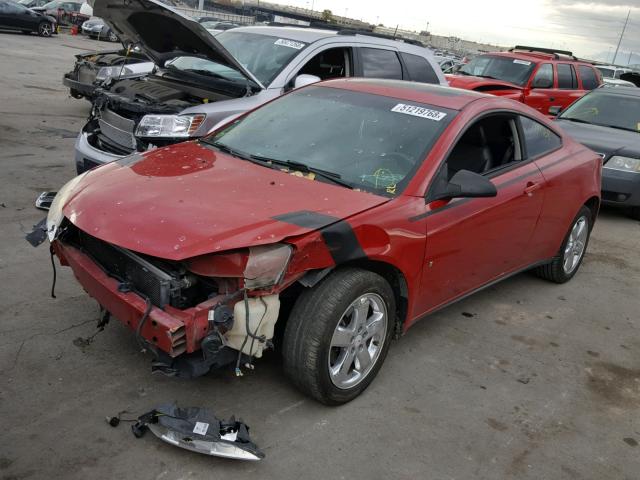 1G2ZH18N074107935 - 2007 PONTIAC G6 GT RED photo 2