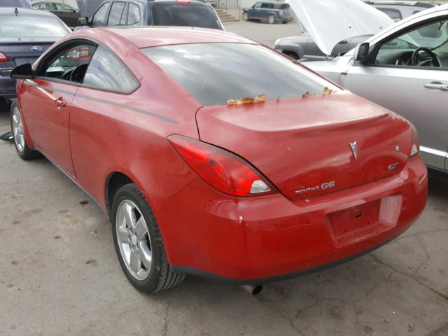 1G2ZH18N074107935 - 2007 PONTIAC G6 GT RED photo 3