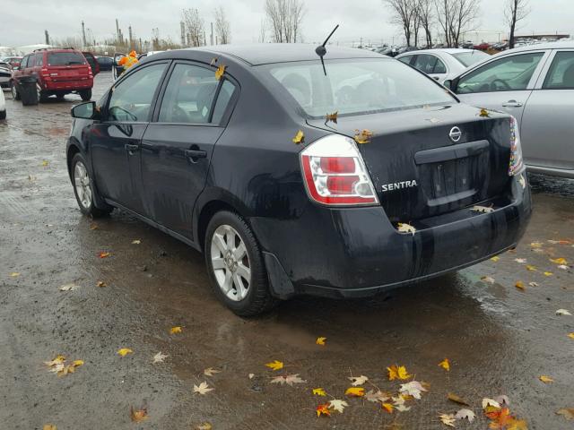 3N1AB61E88L739887 - 2008 NISSAN SENTRA 2.0 BLACK photo 3