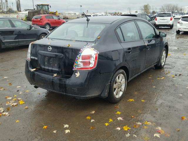 3N1AB61E88L739887 - 2008 NISSAN SENTRA 2.0 BLACK photo 4