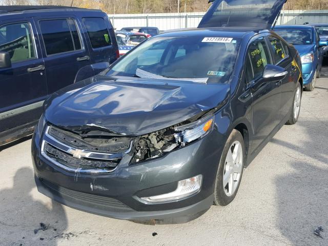 1G1RA6E45FU108949 - 2015 CHEVROLET VOLT BLACK photo 2