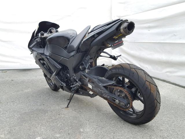 JKAZX4P158A036307 - 2008 KAWASAKI ZX600 P BLACK photo 3