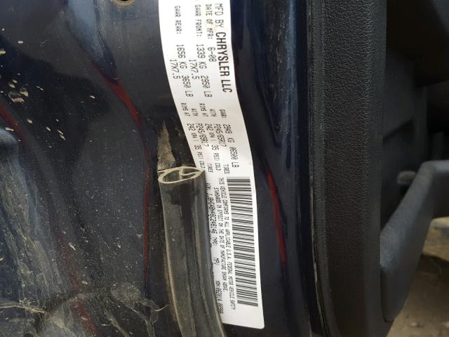 1J8HG48N48C248146 - 2008 JEEP COMMANDER Mavi foto 10