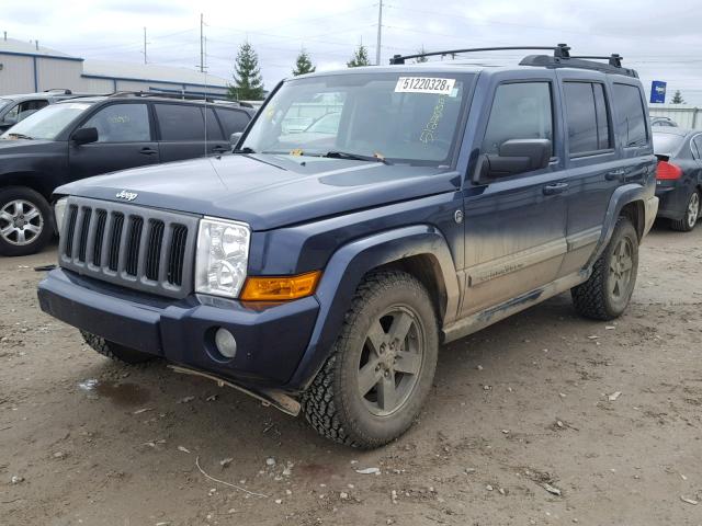1J8HG48N48C248146 - 2008 JEEP COMMANDER Mavi foto 2