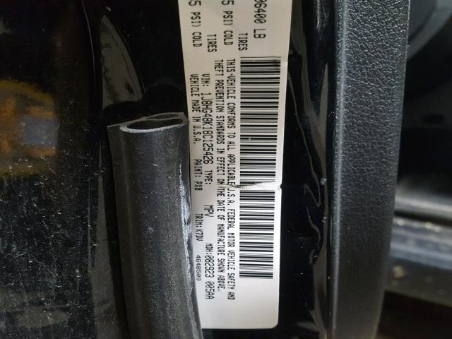 1J8HG48K18C125426 - 2008 JEEP COMMANDER BLACK photo 10