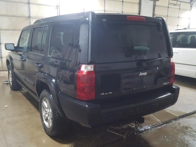 1J8HG48K18C125426 - 2008 JEEP COMMANDER BLACK photo 3