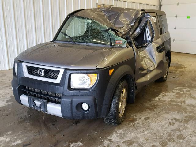 5J6YH286X5L016934 - 2005 HONDA ELEMENT EX GRAY photo 2