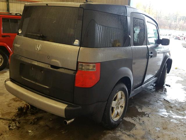 5J6YH286X5L016934 - 2005 HONDA ELEMENT EX GRAY photo 4